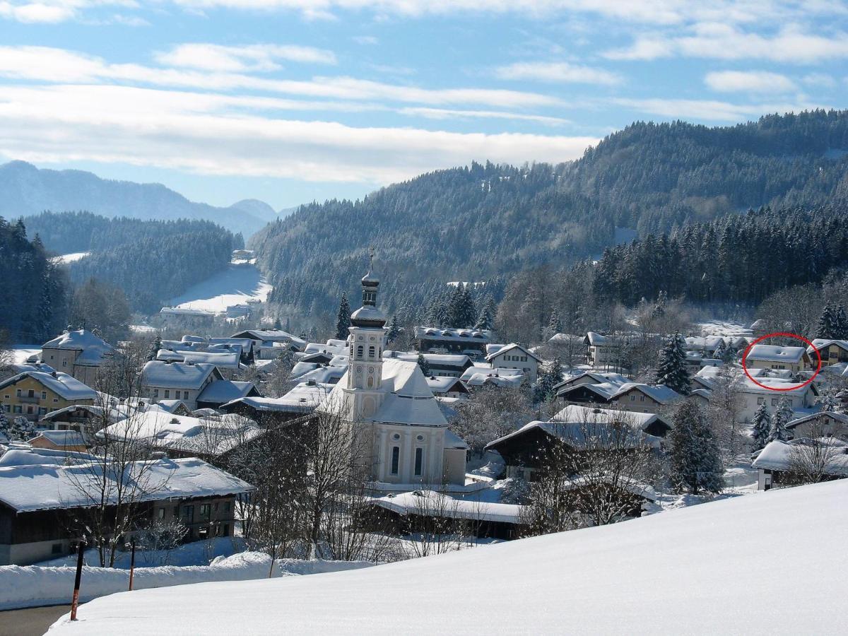 Ferienwohnung Kaiserblick Sachrang Exteriör bild